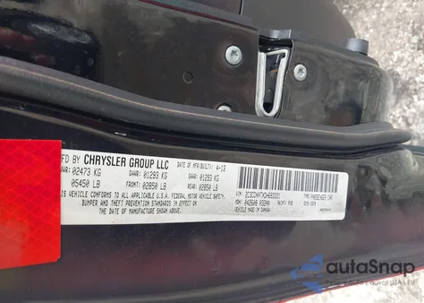 2013 Dodge Charger Police z USA, uszkodzony, nr VIN 2C3CDXATXDH693331